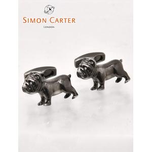 サイモンカーター SIMON CARTER メンズカフス  ブルドッグ 愛犬 イギリス ブランド プレゼント｜deradera