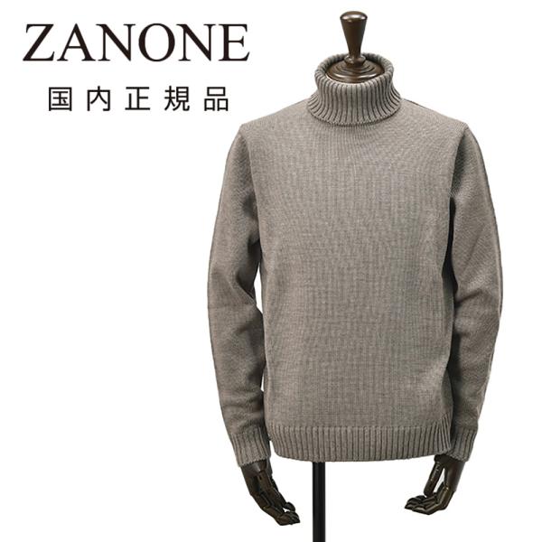 ザノーネ ZANONE 5ゲージ タートルネック メンズ DVモデル ミドルゲージ セーター ウール...