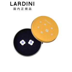 ラルディーニ LARDINI カフスボタン メンズ ブートニエール 天然貝 ホワイト×ネイビー  カ...