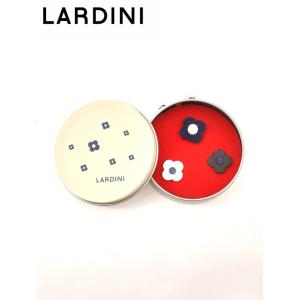 ラルディーニ LARDINI  ブート二エール メンズ ラペルピン3個セット 3種アソート ネイビー ブラック ホワイト フラワーホール 国内正規品 でらでら 公式ブランド｜deradera