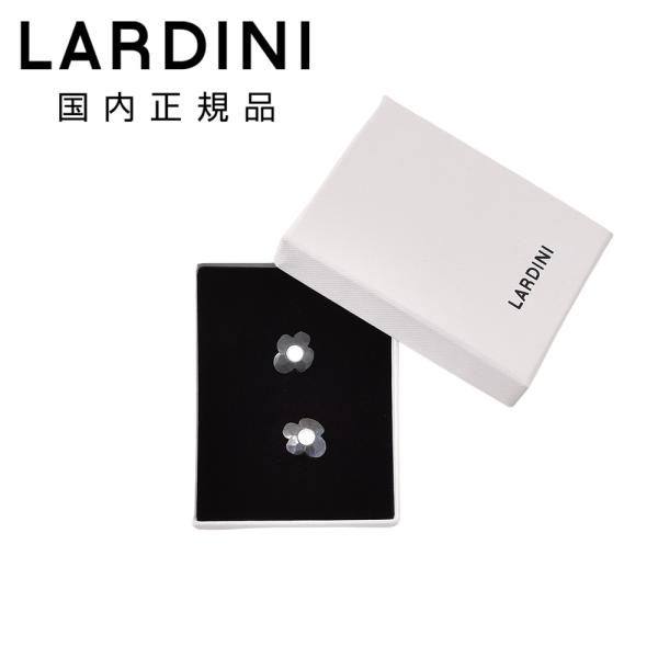 ラルディーニ LARDINI カフスボタン 男女兼用 カフリンクス ブートニエール 天然貝 ブラック...