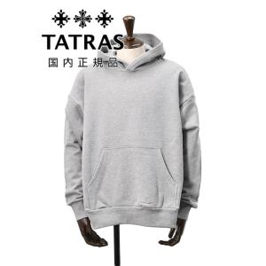 タトラス TATRAS プルオーバーパーカー メンズ スウェットパーカー AGULIA アギラ グレ...