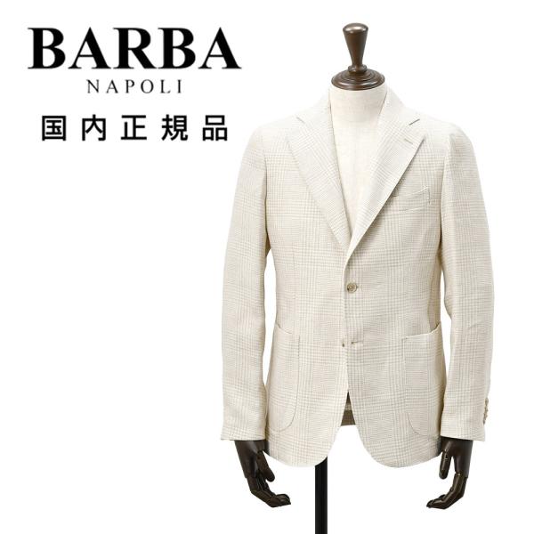 バルバ BARBA シングルジャケット メンズ BACTIVE ビーアクティブ シャドゥグレンチェッ...