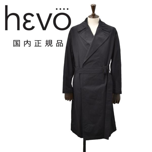 イーヴォ HEVO ベルテッドコート メンズ スプリングコート BRINDISI ブリンディジ コッ...