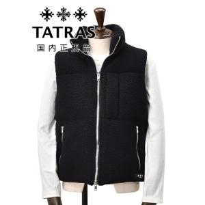 タトラス TATRAS ボアダウンベスト メンズ ダウンアウター BRONTE ブロンテ ノンミュー...