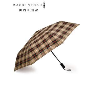 マッキントッシュ MACKINTOSH 折り畳み傘 ワンプッシュ オート開閉式 ポリエステル バーク...