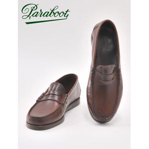 パラブーツ コロー コインローファー ペニー メンズ国内正規品 PARABOOT CORAUXブラウ...