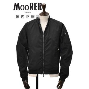 ムーレー MooRER MA-1型 メンズ CORELLI-WK ミリタリーブルゾン ブラック 黒 ...