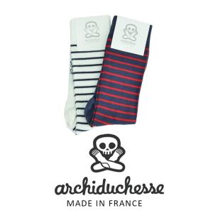 Archiduchesse アシッドゥシャス ロングタイプ メンズソックス Lサイズ De Vill...