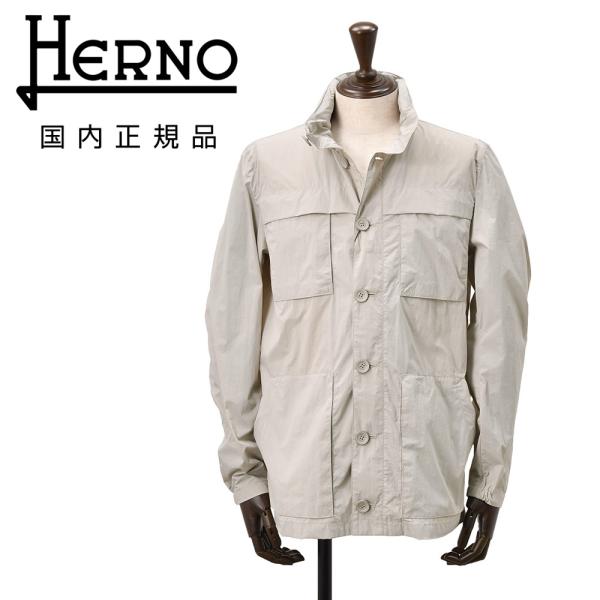 ヘルノ HERNO M-65型ライトブルゾン メンズ ミリタリーブルゾン 撥水ナイロン ULTRAL...