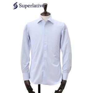 スペルラティボ Superlativo ドレスシャツ メンズ ポリエステルピケ素材 EASY CAR...