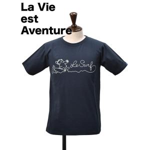 La vie est aventure ラ ヴィ エ アバンチュール 半袖Tシャツ メンズ クルーネ...