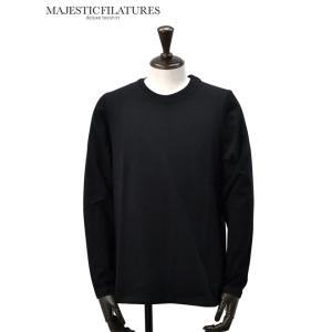 マジェスティック フィラチュール MAJESTIC FILATURES HOMME クルーネックTシ...