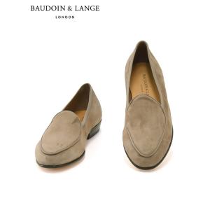 ボードインアンドランジ BAUDOIN & LANGE ベルジャンシューズ メンズ Classic Lofer グレージュ スエードレザー 国内正規品 でらでら 公式ブランド