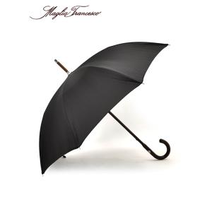 マリアフランチェスコ　Maglia Francesco 長傘 メンズ アンブレラ ヘリンボーン柄 ポ...