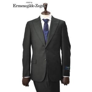 エルメネジルド ゼニア cloth by Ermenegildo Zegna シングルスーツ メンズ チャコールグレー TROFEO　トロフェオ スペルラティボ ブランド｜deradera