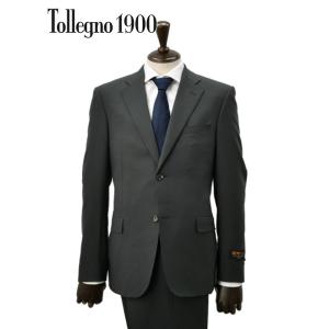 トレーニョ TOLLEGNO1900 シングルスーツ メンズ 2つ釦フロント 3Dウール Super...