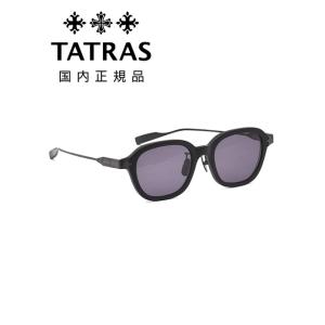 タトラス TATRAS サングラス メンズ アイウェア ウェリントン型 スモークレンズ ブラックフレ...