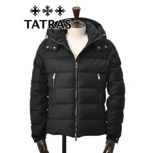 タトラス TATRAS VIGO ダウンジャケット ブルゾン ブラック 国内正規 タトラス TATRAS ダウンブルゾン メンズ タロ TARO 袖切替ダウン