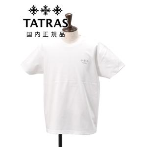 タトラス TATRAS 半袖Tシャツ メンズ ヌンキ NUNKI クルーネックカットソー ホワイト ...