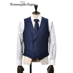 エルメネジルド ゼニア cloth by Ermenegildo Zegna ダブルブレストジレ メ...