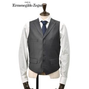 VITALE BARBERIS CANONICO グレーシングルスーツ美品 VITALE BARBERIS CANONICO社製生地 (super100's)【グレー / ストライプ