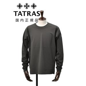 タトラス TATRAS 長袖Tシャツ メンズ クルーネックカットソー オスモ OSMO チャコールグ...
