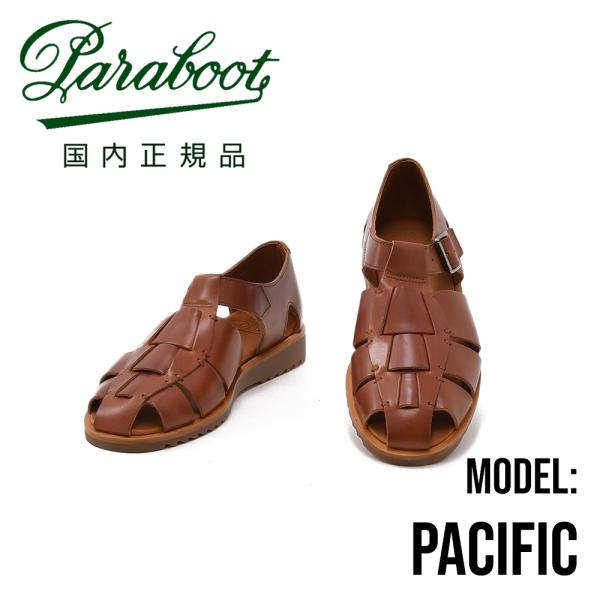 パラブーツ PARABOOT グルカサンダル パシフィック PASIFIC ブラウン グラディエータ...