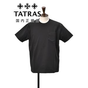 タトラス TATRAS 半袖Tシャツ メンズ クルーネックカットソー ピライノ PIRAINO ブラ...