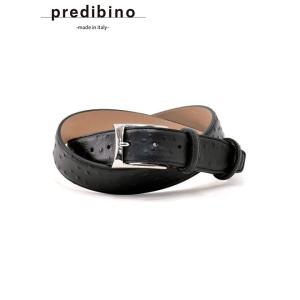 プレディビーノ Predibino メンズ イタリア製レザーベルト 3.5cm幅 STUZZO オー...