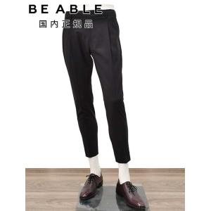 ビーエイブル BE ABLE テーパードスラックス メンズ 1プリーツパンツ RICCARDO  ウ...