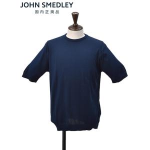 ジョンスメドレー JOHN SMEDLEY クルーネックニット メンズ 半袖 S4633 シーアイラ...