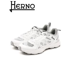 ヘルノ ラミナー HERNO LAMINAR  スニーカー メンズ  スカルパコラボ  トレイルランニングシューズ ホワイト&グレー 国内正規品 でらでら 公式ブランド｜deradera