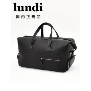 ルンディ lundi ボストンバッグ メンズ 旅行用バッグ WILSON ウィルソン フルグレインレザー ブラック 黒 14インチPC収納可能 国内正規品