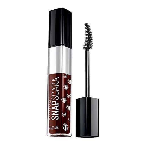 メイベリン マスカラ スナップスカラ 08 モカブラウン 限定色  お湯で落ちる ナチュラル ボリュ...