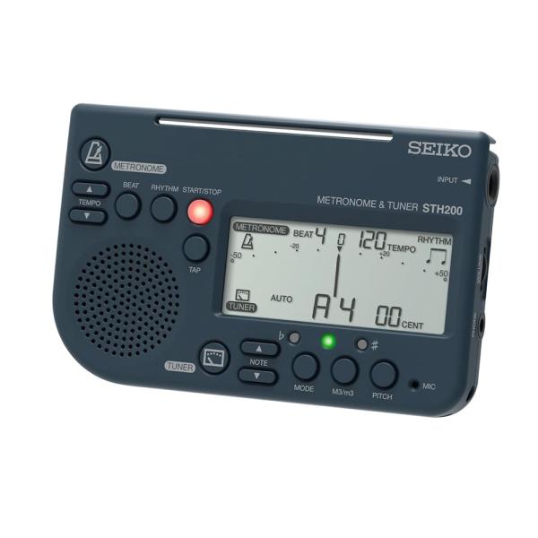 SEIKO(セイコー) メトロノームチューナー 大音量 譜面台取付可能 吹奏楽部に最適 ブラック S...