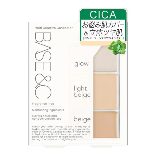 BASE&amp;C(ベースアンドシー) マルチクリエイティブコンシーラー 3.8g CICA コンシーラー...