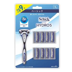 シック　ハイドロ５ベーシック　クラブパック　カミソリ　ホルダー刃付き＋替刃８個入り 管理記号:SHUTTER