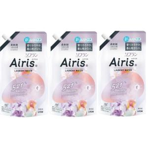3袋セット ソフラン AIRIS 詰め替え用 バルコニー ネクタリン＆フリージアの香り　SHUTTER