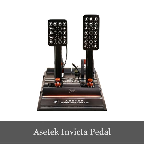Asetek SimSports Invicta レーシングペダル  国内正規品