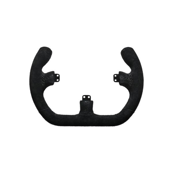 Asetek C型 スエード ステアリング Open D Suede Rim