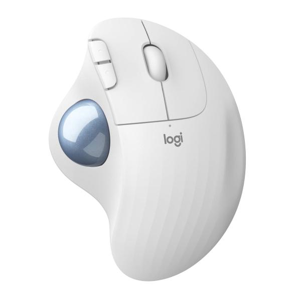 Logitech Ergo M575 White ワイヤレスマウス トラックボール Bluetoot...