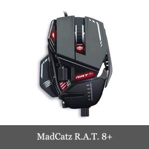 Mad Catz R.A.T. 8+ マッドキャッツ ゲーミングマウス  有線 PIXART 3389センサー エルゴノミクス ブラック 国内正規品｜dereshop