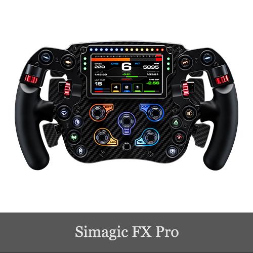 Simagic FX Pro フォーミュラステアリングホイール 6パドル 液晶ディスプレイ Led ...