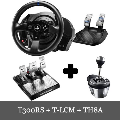 Thrustmaster T300RS + T-LCM + TH8A 3点セット スラストマスター ...