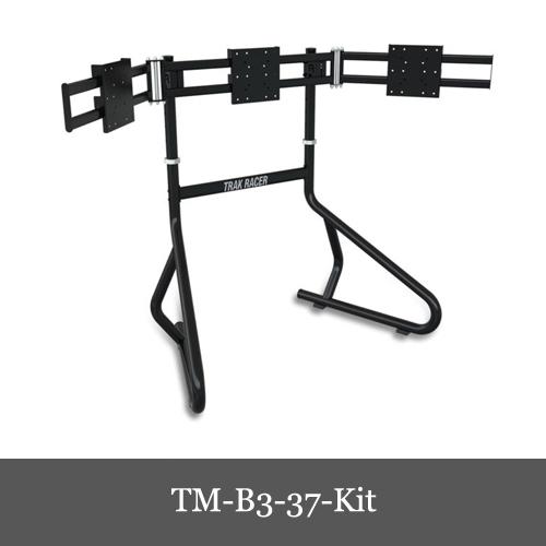 Trak Racer トリプルモニタースタンド 34-45インチアップグレード用 アドオンサイドアー...