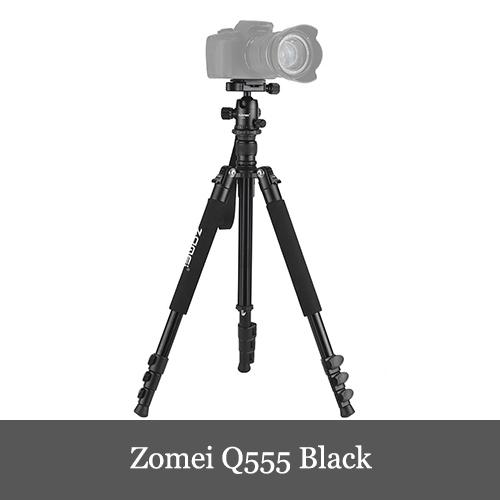 Zomei Q555 63インチ カメラ三脚 軽量 Andoerクリニングクロス付き 旅行 ポータブ...
