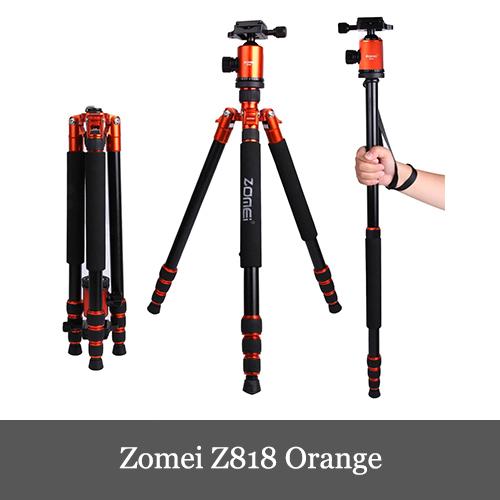 Zomei Z818 レバー式三脚・一脚 4段カメラ用三脚キット ボールヘッド一脚 超軽量 耐震 専...