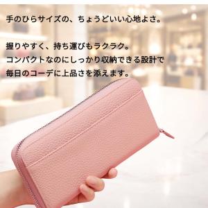 長財布 レディース 本革 牛革 大容量 じゃば...の詳細画像3