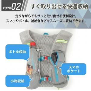 ランニングリュック トレラン ベスト ザック ...の詳細画像3